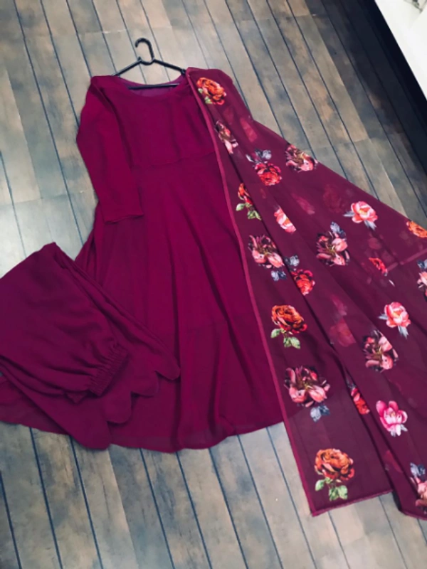 KURTI GOWN WITH DUPPTA